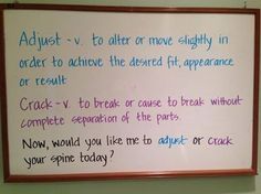 Adjust vs crack Quotes Children, Live A Happy Life, Family Chiropractic