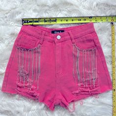 Pink Rhinestone Tassel Distressed Cowgirl Cowboy Shorts Small Nwot Perfect For Concerts Raves Never Worn Fit Me A Bit Big , It Is True Small I Needed Xs Boutique Trendy Bottoms With Rhinestone Fringe, Trendy Short Length Bottoms With Rhinestone Fringe, High Waist Bottoms With Rhinestone Fringe For Summer, Trendy Fringe Shorts, Summer Casual Bottoms With Rhinestone Fringe, High Waist Jean Shorts With Rhinestone Fringe For Party, Summer Jeans With Rhinestone Fringe, Party High-waist Jean Shorts With Rhinestone Fringe, High Waist Jean Shorts With Rhinestone Fringe For Summer