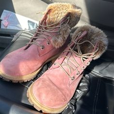 Great Shoes Warm Tim Boots, Tims Boots, Pink Timberlands, Timberlands Shoes, Timberlands Women, Timberland Shoes, Winter Rain, Rain Boots, Women Shoes