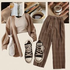 Light Academia Lookbook, Hogwarts Fits, Clothing Aesthetic Types, Cold Ootd, Minimalist Aesthetic Outfit, Vintage Aesthetic Clothes, Uniform Aesthetic, Light Acadamia, Aesthetic Types