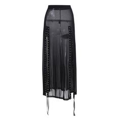 SPECIFICATIONS Silhouette: A-LINE Material: Acrylic,Polyester Gender: WOMEN Fabric Type: Mesh Dresses Length: Ankle-Length Decoration: Beading Size Chart Please allow slight (±2cm)manual measurement deviation for the data. Description Title: Gothic Emo Alt Hip Hop Goth Skirt Y2k Grunge Long Mesh Skirts Egirl Punk Black Skirt Vintage 90s Aesthetic Dark ClothesSeason: Spring Summer Gender: Women's SkirtsSize: S M L Color: BlackOccasion: Gothic Fashion Sexy Party StreetwearPattern Type: SolidPackag Black Long Skirts, Bat Aesthetic, Streetwear Fashion Black, Mesh Skirts, Skirts Y2k, Skirt Grunge, Goth Skirt, Mesh Dresses, Gothic Y2k