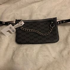 Very Cute Casual Belt Bag With Michael Kors Monogram. Adjustable Belt Nwt! Michael Kors Belt, Bags Michael Kors, Casual Belt, Adjustable Belt, Michael Kors Black, Michael Kors Bag, Michael Kors Monogram, Belt Bag, Black Gray