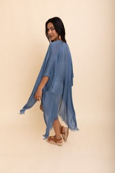 Flaunt your free-spirited style this summer with our Sun-kissed Breeze Frayed Trim Kimono! Perfect for vacations and weekend festivities, the kimono’s lightweight design is bound to keep you cool and comfortable. A layer of frayed trim along the borders adds an extra touch of texture and playfulness that is irresistible. The bright colors are bound to make you stand out so get ready to turn heads! Not only is it perfect for completing any beach-look, but also great to add a little extra flair to Sorority Rush Dresses, Golden Rod, Bachelorette Dress, Casual Bodysuit, Rush Dresses, Free Spirit Style, Bridal Shower Dress, Shower Dresses, Jumpsuit Shorts Rompers