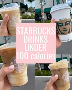 starbucks drinks under 100 calories