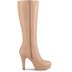 These knee-high chunky heel platform boots with a round toe and zip closure, act as a great versatile style that is sure to keep you warm and stylish. Easy to go with all outfits, wear them with jeans, trousers, dresses, shorts, or denim. Good options for parties, sweet dating, shopping, festivals, banquets, office outfits, casual wear, and daily outfits. Winter High Shaft Platform Boots, Winter Platform Knee-high Boots With High Shaft, Winter Platform Knee-high Boots, Knee-high Platform Boots With Zipper For Work, Round Toe Platform Boots With Zipper For Work, Wide Calf Round Toe Platform Boots With Zipper, Wide Calf Platform Boots With Zipper And Round Toe, High Heel Platform Boots With Zipper For Work, Winter Platform Boots With Zipper For Wide Calf