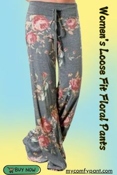 Women's Floral Pants Summer Floral Print Wide-leg Bottoms, Summer Floral Print Cotton Wide Leg Pants, Casual Floral Print Harem Pants For Summer, Cotton Floral Print Ankle-length Pants, Summer Floral Print Harem Pants For Vacation, Casual Stretch Harem Pants For Spring, Summer Floral Print Pants, Summer Vacation Floral Print Harem Pants, Summer Vacation Harem Pants With Floral Print