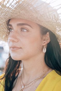 Summer is around the corner and this hoops are the perfect beach-vibe earrings. Natural cowrie seashell earrings on gold filled hoops very casual and simply amazing. Get nice complements everywhere you go! ;) *Select the kind of shells for your earrings before check out (Natural shell or Golden charm seashell) *The natural shells on your order may vary slightly from the one on the pictures due to its natural uniqueness. ---------------------------------------------------------------------------- Yellow Gold Jewelry For Vacation, Summer Beach Dangle Hoop Earrings, Gold Dangle Earrings For Beach Season, Handmade 14k Gold Filled Jewelry For The Beach, Shell Dangle Hoop Earrings For Beach, Summer Beach Gold Hoop Earrings, Dainty Shell Jewelry For Beach, Gold Hoop Earrings For Summer Beach, Handmade 14k Gold Filled Beach Earrings