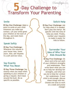 the five day challenge to transform your child's life from being able to be successful