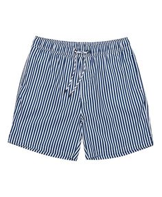 Snapper Rock Men's Denim Stripe Comfort Lined Swim Short - Macy's Spring Striped Cotton Swim Trunks, Striped Short Beachwear Swim Trunks, Striped Shorts Men, Striped Beachwear Bottoms With Built-in Shorts, Men’s Swim Shorts, Mens Denim, Swim Shorts, Buy Online, Swimming