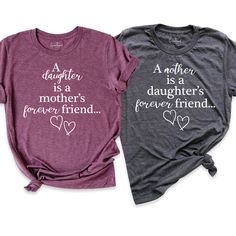 Mother and Daughter Shirt, Mother Shirt, Daughter Shirt, Cool Mom Shirt, Best Mom Ever Shirt, Mother's Day Shirt, Shirt For Mom Gift, Mother's Day Gift, Gift for Mom, Mama Shirts. Please Enter wich design do you want. 100% No Sweatshops & Eco-Friendly Production Social & Environmental Responsibility Have Never Been Up For Debate Solid color is 100% cotton Heather Colors is 52% Cotton and 48% Poly Soft Style We can also design Heather Forest, Military Green, Athletic Heather, Pink and Hea Daughter Shirts Ideas, Mother Daughter Shirts Ideas, Mother And Daughter Shirts, Mom And Daughter Shirts, Mother Daughter Matching Shirts, Cool Mom Shirt, Mother Daughter Shirts, Matching Tshirts, Mother Shirts