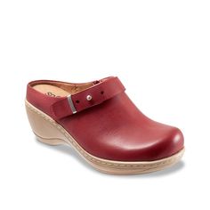 Softwalk-Marquette Clog Take casual looks to new heights with the Marquette clog from SoftWalk. This wedge slip-on features a plush EVA footbed with arch support to keep every step feeling comfortable. Comfortable Synthetic Wedge Heel Clogs, Slip-on Synthetic Clogs For Walking, Comfortable Clogs With Removable Insole And Wedge Heel, Synthetic Closed Toe Clogs With Heel Loop, Synthetic Slip-on Clogs For Walking, Cushioned Synthetic Clogs For Walking, Synthetic Clogs With Arch Support For Walking, Synthetic Clogs With Cushioned Footbed For Walking, Synthetic Clogs With Round Toe For Walking