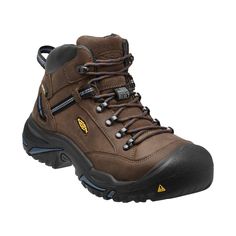 A tough and burly steel toe work boot packed with KEEN comfort features, the KEEN Utility� Braddock AL Mid Waterproof Steel Toe Work Boots for Men takes comfort into overtime. Combining a long-wearing leather upper with cushioning support where you need it and advanced comfort steel toe protection, the Braddock AL helps ensure your feet are not one of the frustrations you have to deal with on the job. Surrounding a hydrophobic/hydrophilic 2-zone comfort lining and KEEN.Dry waterproof/breathable Rugged Hiking Boots With Reinforced Toe For Safety, Outdoor Work Boots With Reinforced Snip Toe, Durable Waterproof Snip Toe Boots For Safety, Waterproof Boots With Reinforced Toe For Outdoor Work, Rugged Impact-resistant Work Boots For Outdoor, Rugged Steel Toe Waterproof Boots For Construction, Rugged Impact Resistant Work Boots For Outdoor, Rugged Waterproof Boots With Steel Toe For Construction, Rugged Steel Toe Hiking Boots For Outdoor Work