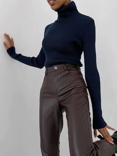 High-neck Sweater Knitted Base Shirt Turtleneck Women, High Neck Sweater, Women Sweater, Tops Online, Fashion Gallery, Turtle Neck Top, Sweater Sale, Online Tops, Shirt Sale