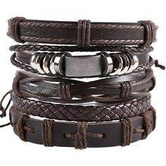 Gift yourself or your loved ones a true handcrafted gem with our versatile leather bracelets. Made from premium leather, these bracelets combine style, comfort, and durability. Each bracelet is carefully stitched and treated to ensure softness and comfort while worn. Perfect for both men and women, they add a touch of elegance to any outfit. Punk Suit, Arm Jewelry, Viking Bracelet, Hand Bracelet, Id Bracelets, Leather Bracelets, Woven Bracelets, Leather Diy, Leather Items