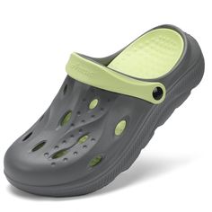 PRICES MAY VARY. 【Clogs for Women and Men】The arch support clogs come equipped with cushioned insoles and high arch support, reduce the stress on your feet, joints, back,making the garden shoes are great for alleviating plantar fasciitis or other foot pain. 【Thick-Sole Clogs 】Featuring a 2.2-inch thick sole, these plantar fasciitis sandals offer cushioning, reduce foot pressure, and give you the feeling of walking into clouds, making them good for extended wear. 【Lightweight & Comfortable】The no Cheap Slip-resistant Sports Clogs, Functional Slip-on Sports Clogs, Cheap Green Slip-on Clogs, Ergonomic Waterproof Slip-on Clogs, Cheap Non-slip Men's Clogs, Nursing Clogs, Garden Shoes, Mens Clogs, Garden Clogs