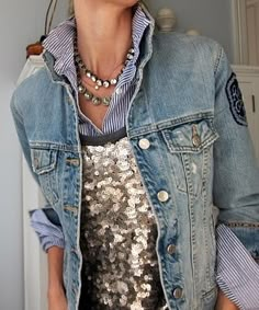 How To Wear Jeans, Cooler Look, Sequin Tank, Outfit Trends, Hippie Outfits, 가을 패션, Looks Style, Hippie Style