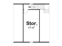 the floor plan for a two story house with an upstairs bedroom and living room area