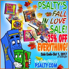 an advertisement for the fall sale