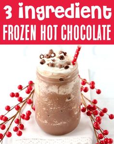 Frozen Hot Chocolate Recipe for One Dunkin Frozen Hot Chocolate Recipe, Frugal Girls Recipes, Frozen Strawberry Lemonade Recipe, 5 Ingredient Or Less Recipes, Mocha Frappe Recipe, Oreo Milkshake Recipe