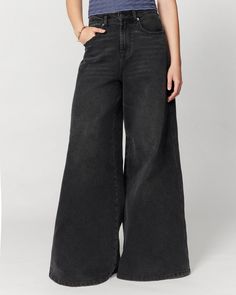 Embrace your soft side in our wide leg jeans, designed for the sweatpant lover. They hug you comfortably at the waist and then flare out like a 70's dream. Peep the special little front pocket made for your fave lip gloss. Hug You, Wide Leg Jeans, Front Pocket, Leg Jeans, Florence, Lip Gloss, Black Jeans, Wide Leg, Sweatpants