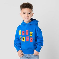 Part of the JCPenney x HARIBO limited-time collection, your toddler will be dressed and ready for fun adventures with this boy's graphic hoodie. Made from soft cotton-fleece, this pullover sweatshirt has drop shoulders and long sleeves with the brand's logo at the cuff.Features: HoodedClosure Type: Pullover HeadFit: Classic FitNeckline: Hooded NeckSleeve Length: Long SleeveSleeve Style: Fitted SleeveApparel Length: 17.5 Inches - Back, 16.75 Inches - FrontFiber Content: 60% Cotton, 40% Polyester… Casual Hoodie With Drawstring Hood For Play, Casual Drawstring Hoodie For Playwear, Fun Hooded Sweatshirt With Drawstring Hood, Sporty Hooded Hoodie For Playwear, Playful Winter Sweatshirt For Playwear, Hooded Winter Sweatshirt For Playwear, Winter Hooded Sweatshirt For Playwear, Casual Cotton Hoodie For Playwear, Sporty Hoodie For Winter Playwear