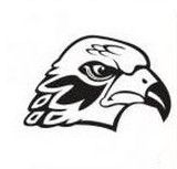 Hawk Mascot Graphic. School Spiritwear Shirts and Apparel.  http://spiritwearshirts.com/