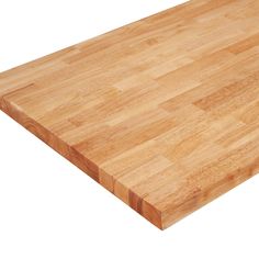 a wooden cutting board on a white background