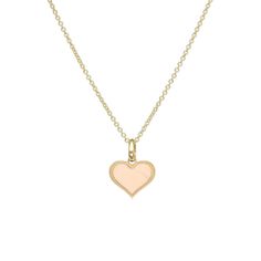 14K YELLOW GOLD PINK HEART PENDANT OR NECKLACE Heart Width : 10.85mm  Heart Length : 9mm Heart Thickness : 1mm Here is a dainty, delicate and simple, yet classy Heart  Pendant or Necklace. This is 14k Solid Yellow Gold. ( We do not sell filled or plated jewelry) Perfect for everyday use. ---Absolutely stunning. Comes in a gift box.  ---Return Policy--- -You may return the unused item in its original condition for a full refund  within 14 days of items receipt date. - No Questions  Asked ! 100% M Yellow Gold Heart Necklace, Star Wedding Band, Pink Heart Pendant, Pink Heart Necklace, Pendant Minimalist, Gold Flats, Gold Heart Necklace, Necklace Heart, Band Jewelry