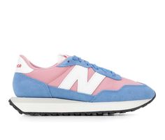 Women's New Balance WS237 Sneakers Sneaker Games, Shoe Carnival, Leather Fabric, Custom Fit, Suede Leather, Sneakers Fashion, New Balance, Womens Sneakers, Royal Blue