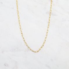 NKL-VRM Gold Vermeil Fine Parallel Chain 14k Gold Box Chain Necklace With Rectangular Links, Yellow Gold Cable Chain Link Jewelry, Minimalist 14k Gold Paperclip Chain Jewelry, Dainty 14k Gold Paperclip Chain Jewelry, Everyday 14k Gold Box Chain Necklace, 14k Gold-filled Delicate Paperclip Chain Jewelry, 14k Gold Filled Delicate Paperclip Chain, Gold Sterling Silver Link Chain Necklace, Gold Plated Paperclip Jewelry With Lobster Clasp