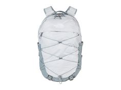 The North Face Borealis - Backpack Bags : TNF White Metallic Melange/Mid Grey : Blaze your own trail with The North Face Borealis backpack, offering optimal organization and easy access to everything you'll need along the way. Padded, top-handle design. Zippered closure. Adjustable shoulder straps. 15 laptop compartment. • Computer compartment is designed to hold an iPad, Kindle or other similarly-sized tablets or e-readers. The FlexVent suspension system features a flexible yoke built from cust The North Face Outdoor Bag With Adjustable Strap, Practical Backpack With Adjustable Straps For Hiking, Practical Hiking Backpack With Adjustable Straps, The North Face Backpack For Outdoor Activities, Functional White Hiking Backpack, Adjustable Straps Backpack For Hiking, Standard Backpack With Adjustable Straps For Hiking, Standard Hiking Backpack With Adjustable Straps, The North Face Nylon Backpack With Adjustable Strap