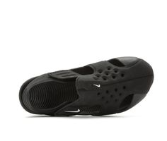 Boys' Nike Adjustable Water-Sport Sandals. Watch him catch a wave in style wearing the Nike Sunray Protect 2! These water-friendly sport sandals have a perforated, synthetic upper with foam midsole that will dry quickly when wet and keep him comfortable. The adjustable Velcro sides give him the freedom to get himself ready with an easy slip-on design. From summer Slip N' Slides, lazy days at the beach, or adventures in the park the Nike Sunray Protect 2 is ready to go with him! Water-friendly sy Casual Scratch-resistant Sandals For Beach, Casual Scratch-resistant Sandals For Summer, Scratch-resistant Casual Sandals For Summer, Casual Water Sports Sneakers Slip-resistant, Casual Water Sports Sneakers With Slip-resistance, Casual Slip-resistant Sneakers For Water Sports, Waterproof Sporty Sneakers For Beach, Sporty Waterproof Sneakers For The Beach, Sporty Waterproof Beach Sneakers