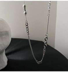 Type: AccessoriesMaterial: SteelGender: MaleNecklacelength: 60cm ( 23.6 inches ) Trendy Adjustable Long Necklace, Casual Everyday Necklace With Silver Chain, Casual Silver Chain Necklace For Everyday Wear, Casual Silver Chain Necklace, Casual Everyday Silver Chain Necklace, Casual Everyday Chain Necklace, Casual Metal Chain Necklace, Casual Silver Necklace, Casual Necklaces With Adjustable Chain For Everyday