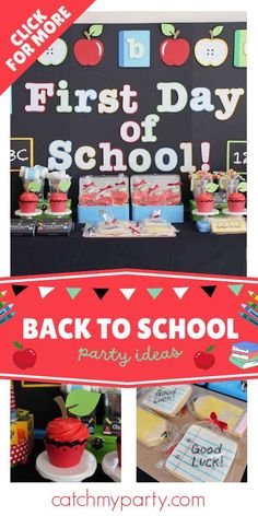 back to school party ideas for first day of school