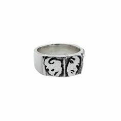 The four face ring. Made from 100% recycled hallmarked 925 sterling silver. Funky Rings Silver, Jewelry Inspo Silver, Silver Chunky Rings, Ring Designs Silver, Kat Stratford, Nice Line, Blue Banisters, Avengers Dr, Funky Rings