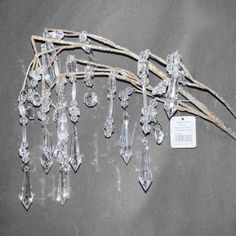 - New With Tags - Gold Branches With Clear Vintage Style Crystals, Dangling In Various Lengths - Ability To Spread And Arrange Branches - Hang Pearls To Drape Downward - Cascade In Vases - Fill Holes In Christmas Trees Victorian Trading Company, Crystal Garland, Gold Branches, Hanging Crystals, Snowflake Ornaments, Trading Company, Glass Shades, Christmas Trees, Christmas Ideas