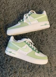 Custom made Air Force 1s. You can pick what color you would like and the size before ordering. You can choose if you would like two or three different shades of a singular color. If there is a color you would like that is not listed you can message me. They are hand painted and sealed with a protective top coat. These are made to order so once you submit an order I will paint them and ship them out! Feel free to message me with any questions or customizations. Sepatu Air Jordan, Nike Shoes Air Force, Trendy Shoes Sneakers, Dr Shoes, Nike Shoes Girls, Preppy Shoes, Jordan Shoes Girls, Custom Nike Shoes, All Nike Shoes