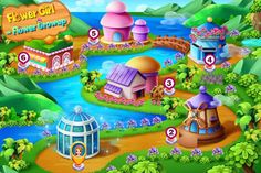 the flower shop game is shown in this screenshoter image, which shows its location and