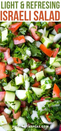 this memorial day cucumber salad is an easy and healthy side dish