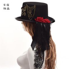 Attention: This price includes a top hat only, others are not included. Black Harajuku Style Costume Hat For Halloween, Harajuku Style Black Costume Hat For Halloween, Black Harajuku Style Halloween Costume Hats, Halloween Party Felt Hat, Halloween Wide Brim Fitted Mini Hat, Winter Party Top Hat With Curved Brim, Fitted Wide Brim Mini Hat For Halloween, Adjustable Punk Style Costume Hats And Headpieces, Adjustable Punk Costume Hats And Headpieces