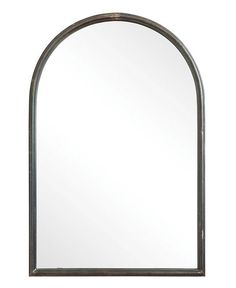 an arched mirror on a white background