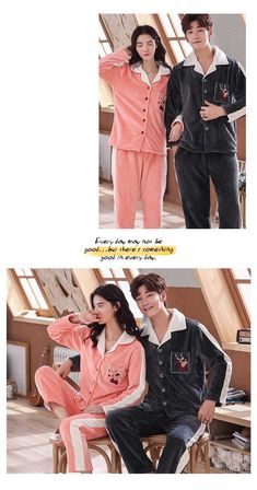 Wearable thick cardigan men and women long-sleeved warm coral velvet couple pajamas set on sale Mens Silk Pajamas, Thick Cardigan, Couple Pajamas, Mens Pajamas Set, Pajama Outfits, Soft Pajamas, Cotton Pajama Sets, Cardigan Fashion, Mens Pajamas