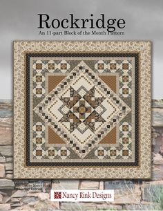 the cover of rockridge an 11 - year block of the month pattern