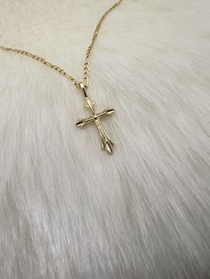 14k Solid Yellow Gold Cross Of Jesus Necklace, Christian Jesus Christ God Religious Bible Pendant! 1 Cross Charm, Ichthys Pendant. Solid 14k gold, 3D Cross Of Jesus. Dimensions: 20.4mm x 10.7mm Diamond Cut finish for a radiant shine. Question? Please don't hesitate to contact me. *Wholesale or Custom* Wholesale: The more you buy, cheaper goes the price. Custom: Unique pieces to fit your very own style. (Different Color Gold) Contact Me for more information. Gold Crucifix Jewelry Stamped 14k, Gold Crucifix With Figaro Chain Jewelry, Yellow Gold Plated Crucifix Jewelry, Gold Spiritual Jewelry With Diamond Cut, Spiritual Gold Diamond Cut Jewelry, Spiritual Gold Jewelry With Diamond Cut, Gold Crucifix Jewelry Gift, 14k Gold Cross Figaro Chain Jewelry, Gold Diamond Cut Crucifix Jewelry