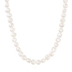 "Complete your look with this distinctively stylish baroque cultured pearl necklace. Complete your look with this distinctively stylish baroque cultured pearl necklace. Chain length: 18 in. Metal: 14k gold Finish: polished Packaging: boxed Additional details: double security filigree claspCULTURED PEARL DETAILS Type: freshwater Size: 10 mm - 11 mm Shape: baroque Color: white Gemstones may have been treated to enhance their appearance. Special care may be required. Please visit our Gemstone Treat Formal Baroque Pearl Necklace With Round Beads, Formal Baroque Pearl Necklace With Pearl Charm, Formal Baroque Pearl Necklace With Charm, Classic Pearl Necklace With Baroque Pearl Chain, Classic Baroque Pearl Chain Necklace, Classic Baroque Pearl Necklace With Pearl Chain, Classic Baroque Pearl Drop Necklaces, Classic Baroque Pearl Necklace With Pendant, Classic Baroque Pearl Drop Necklace