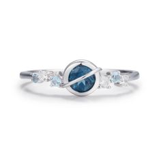 A celestial masterpiece that will leave you spellbound. Our Planet Ring features a london blue topaz center stone that captures the enchanting allure of Saturn, crafted with meticulous detail. Adding to the celestial allure, delicate accents of aquamarine and white topaz gracefully orbit around the center stone, reminiscent of twinkling stars in the night sky. Embrace the magic of the universe and let your style soar to new heights. Let your own unique light shine brightly. ✦ Available in both 1 Bff Rings, Planet Ring, Twinkling Stars, Gold Vermeil Jewelry, London Blue Topaz Ring, Ring White Gold, Vermeil Jewelry, Shop Engagement Rings, Green Onyx