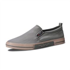 Feel your walk in style with our Men's Canvas Slip On Shoes! These shoes feature a stylish canvas upper with a durable sole and traction pads to ensure you step confidently in any situation. Soft cushioning in the footbed and ankle support keep you comfortable no matter how far you go. Get ready to feel your walk in comfort and style! Outdoor Canvas Shoes With Vulcanized Sole And Round Toe, Outdoor Round Toe Canvas Shoes With Vulcanized Sole, Outdoor Vulcanized Sole Canvas Shoes With Round Toe, Outdoor Canvas Shoes With Vulcanized Sole, Outdoor Slip-on Canvas Shoes With Rubber Sole, Casual Slip-on Canvas Shoes For Outdoor, Slip-on Canvas Shoes With Rubber Sole For Outdoor Activities, Textured Sole Canvas Slip-ons For Streetwear, Canvas Slip-on Shoes With Textured Sole For Streetwear