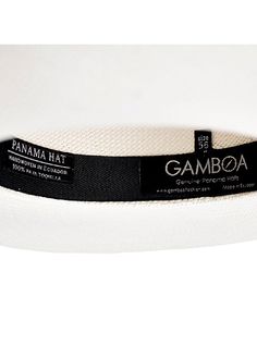 Brand: Gamboa Color: White Material: Toquilla straw Brim: 10 - 11 cm. (3 9/10" - 4 2/5") Wide brimGrade: 3 - 4 (Sub fine)learn more Sweatband: Cotton twill, 3 cm. (1.18") Crown: 10.37 - 10.87 cm. (4.1" - 4.3") Ribbon: Linen WIDE BRIM HAT: Keep the sun out of your face. This hat has a 4" brim to keep you fresh on hot summer days. LIGHT & FRESH: Its first quality fiber allows air circulation making the hat a very light and comfortable garment. PROTECT YOU FROM THE SUN: UPF 50+UVA/UVB Sun Protectio White Panama Hat With Curved Brim, White Flat Brim Panama Hat For Kentucky Derby, White Fitted Panama Hat With Curved Brim, White Fitted Hat Band For Beach, White Fitted Hat Bands For The Beach, Classic White Summer Top Hat, Classic White Adjustable Boater Hat, White Flat Brim Fedora In Toquilla Straw, White Toquilla Straw Fedora With Flat Brim