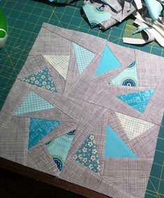 the block is made up and ready to be sewn