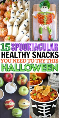 halloween snacks that are healthy and fun to eat